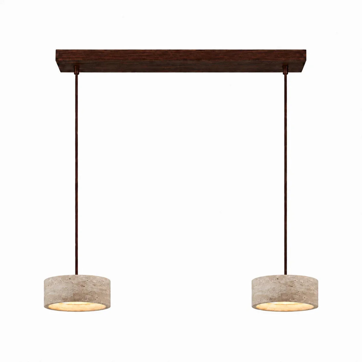 Pendant Lamp Natural Travertine Soft Ambient Glow