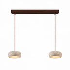 Pendant Lamp Natural Travertine Soft Ambient Glow