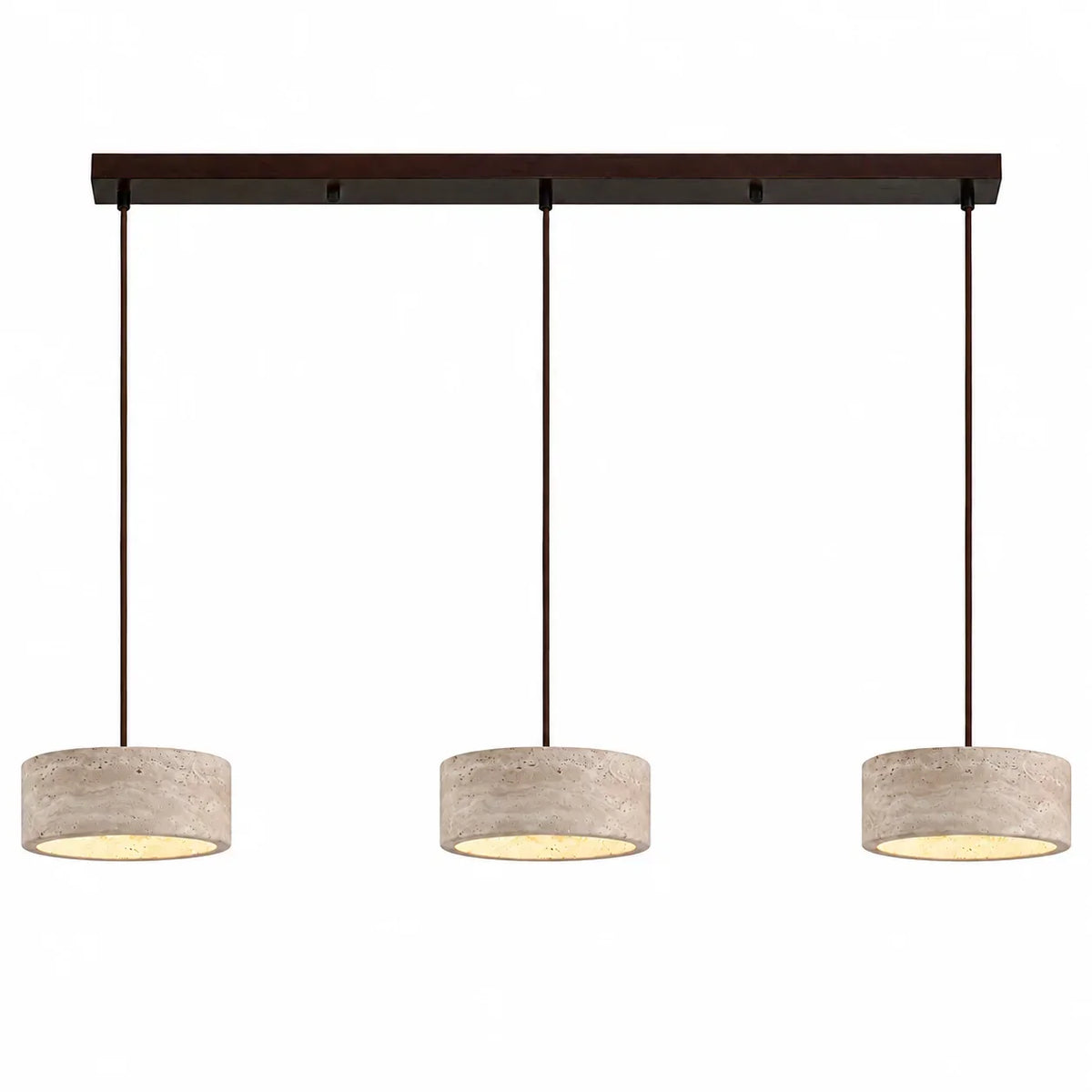 Pendant Lamp Natural Travertine Soft Ambient Glow