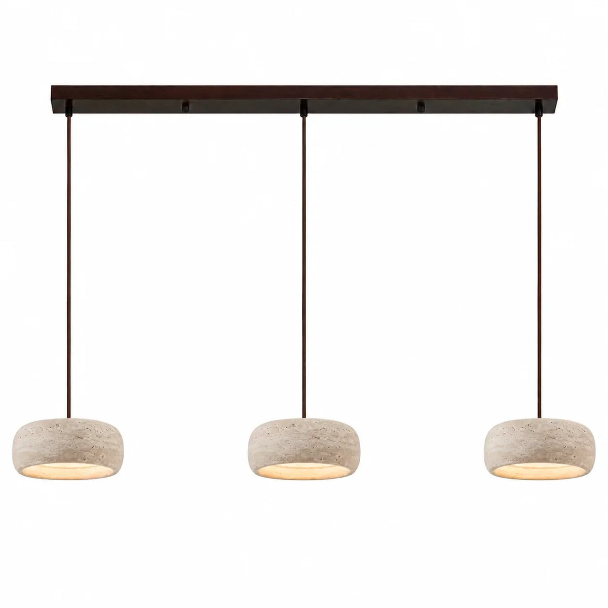 Pendant Lamp Natural Travertine Soft Ambient Glow