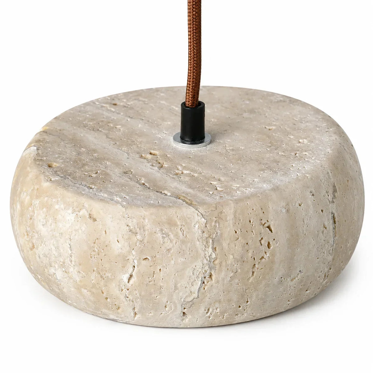 Pendant Lamp Natural Travertine Soft Ambient Glow