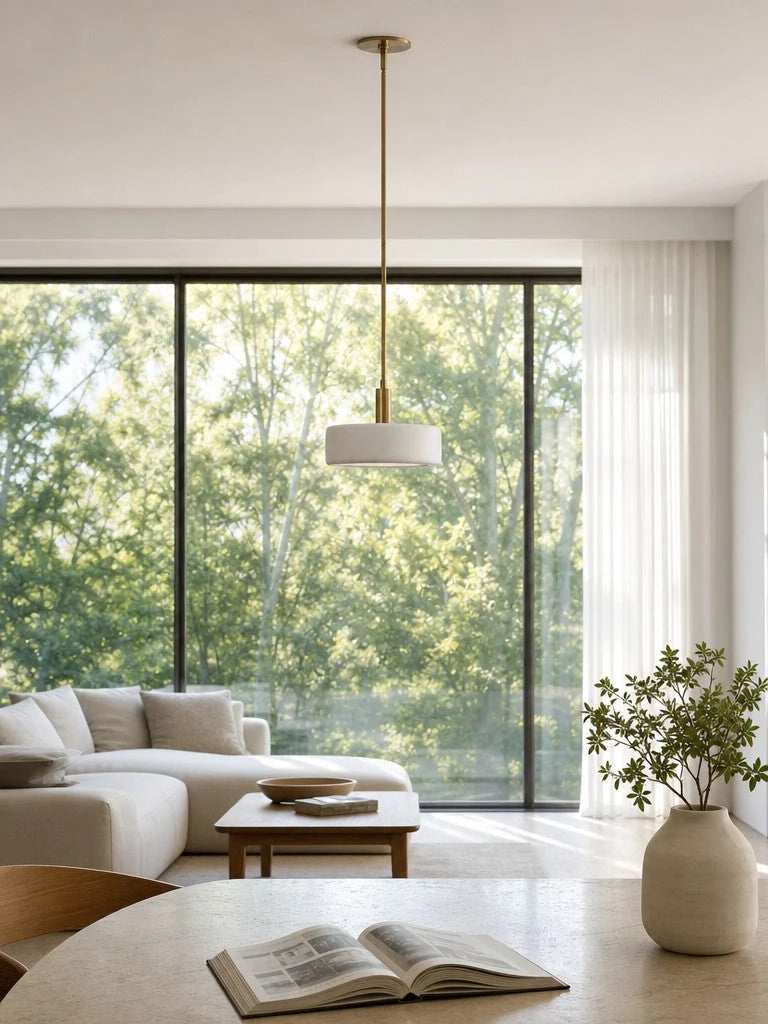 Pendant Lamp Porcelain Minimalist Ceiling Mount