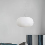 Pendant Lamp Ribbed Glass Scandinavian Design