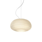 Pendant Lamp Ribbed Glass Scandinavian Design