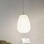 Pendant Lamp Ribbed Glass Scandinavian Design