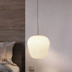 Pendant Lamp Ribbed Glass Scandinavian Design