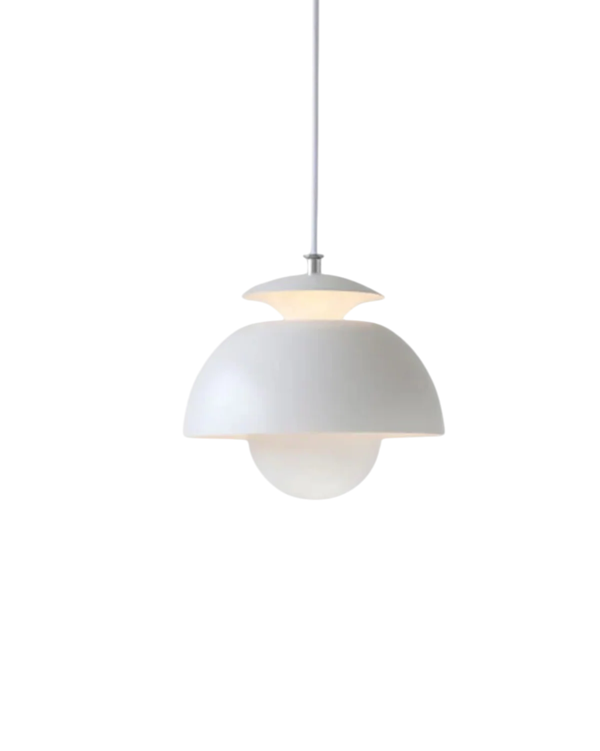 Pendant Lamp Round Matte Finish Soft Even Diffusion