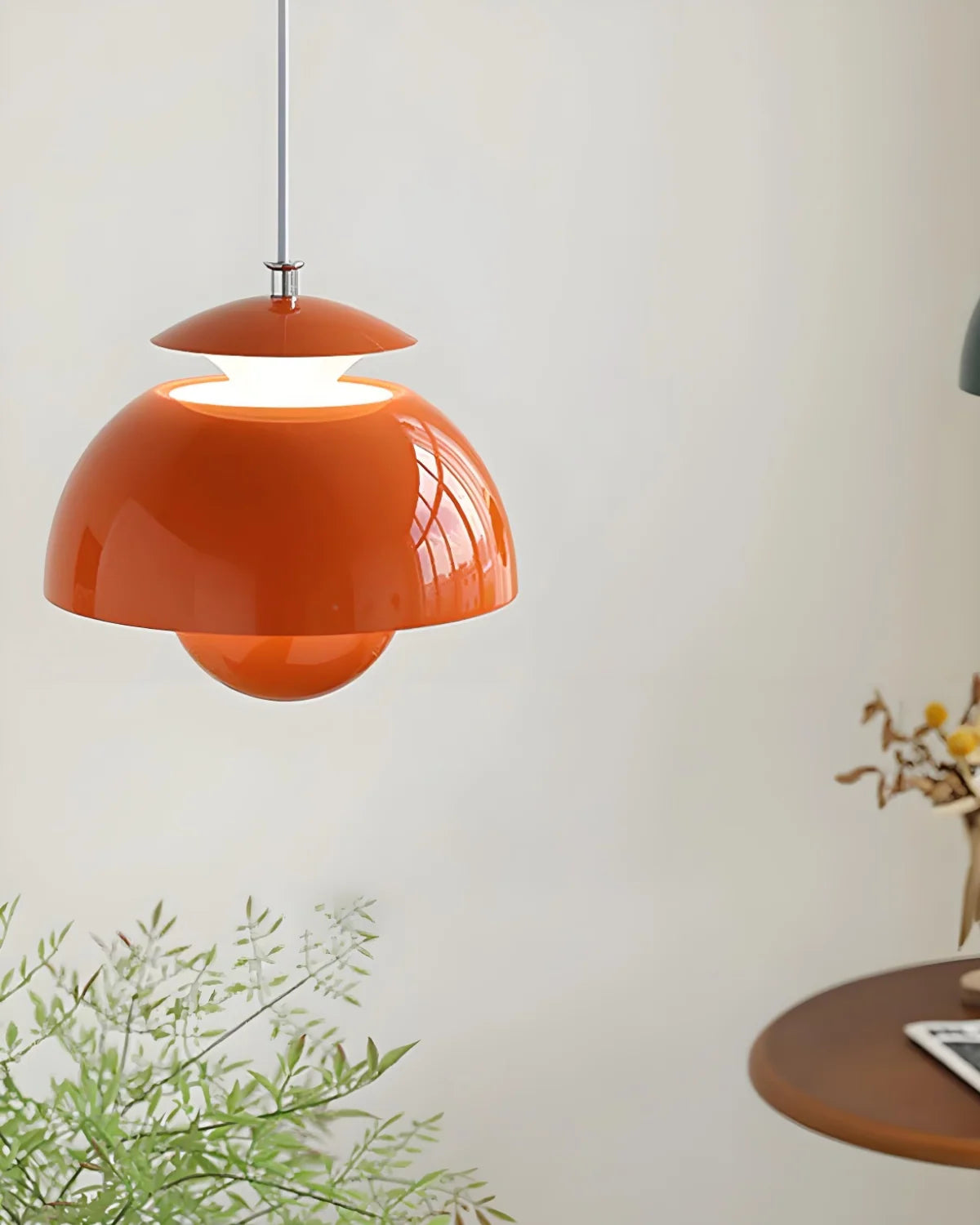 Pendant Lamp Round Matte Finish Soft Even Diffusion