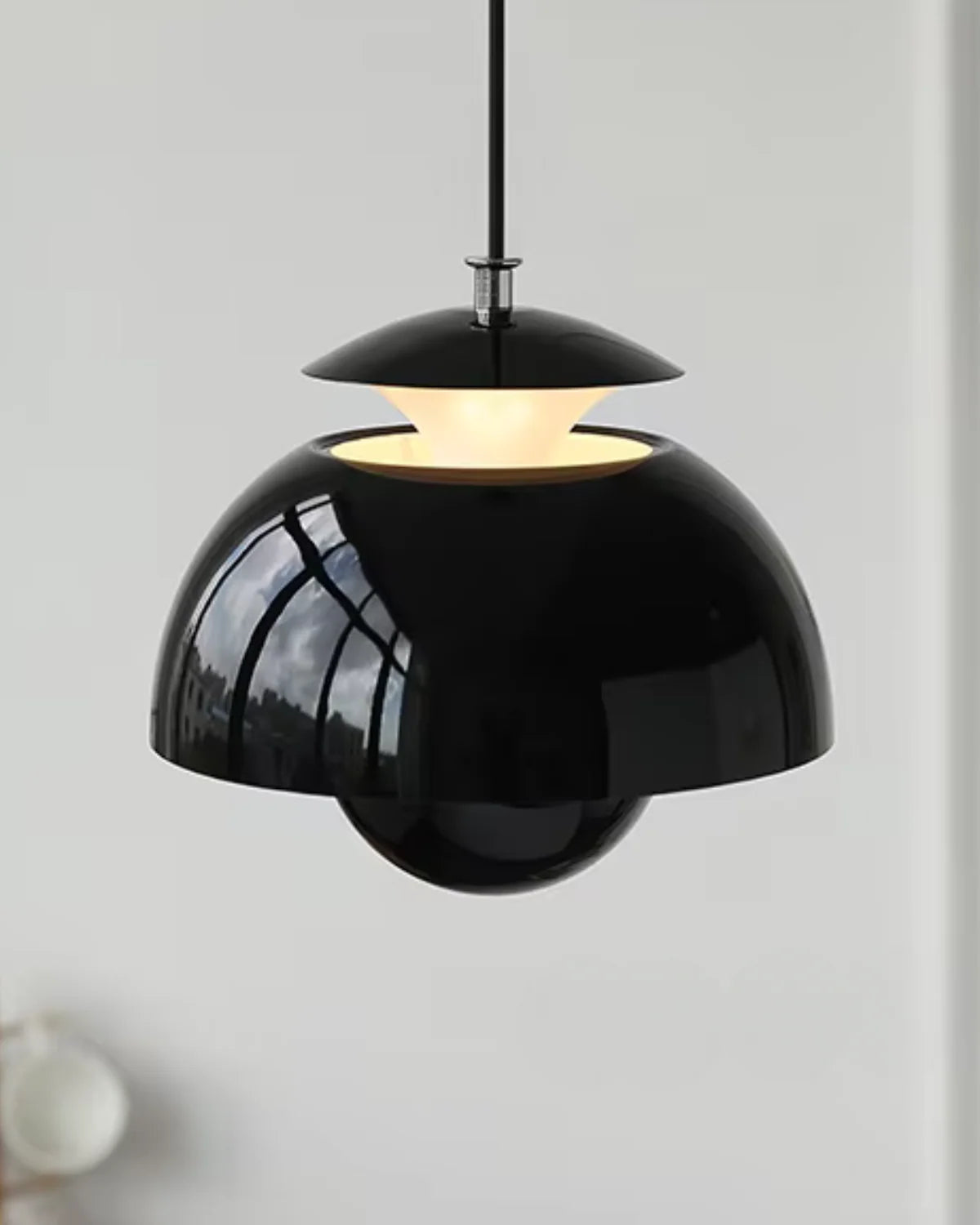 Pendant Lamp Round Matte Finish Soft Even Diffusion