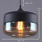 Pendant Lamp Scandinavian Geometric Metal & Wood
