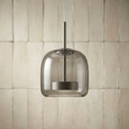 Pendant Lamp Scandinavian Glass Globe Adjustable Cable