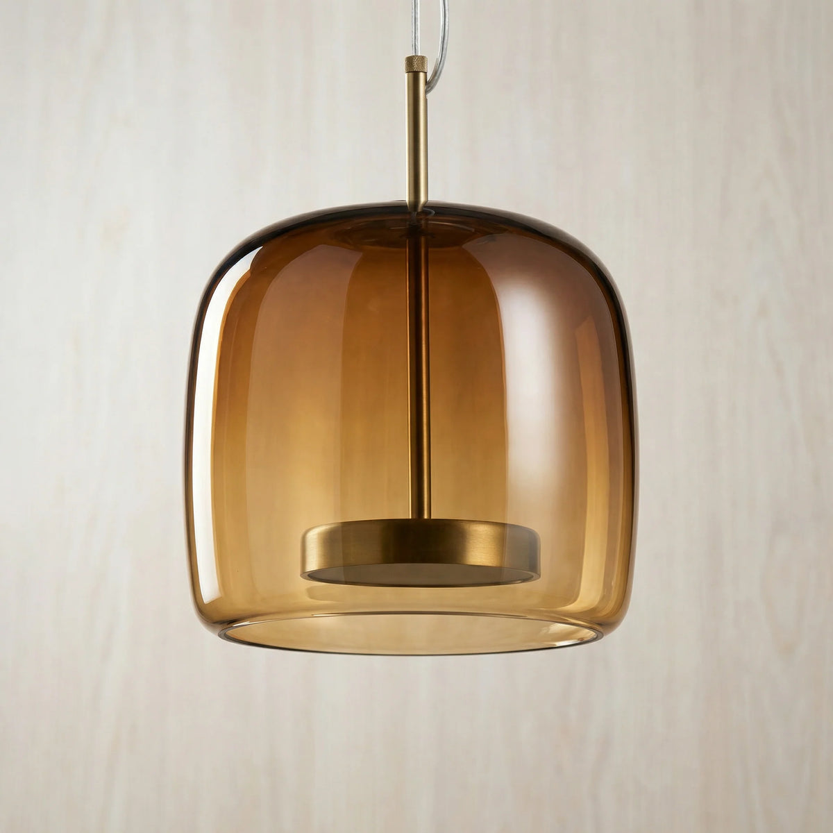 Pendant Lamp Scandinavian Glass Globe Adjustable Cable