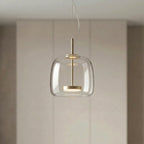 Pendant Lamp Scandinavian Glass Globe Adjustable Cable