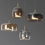 Pendant Lamp Scandinavian Glass Globe Adjustable Cable