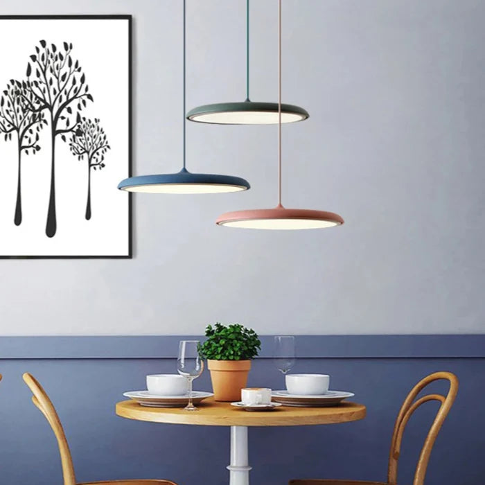 Pendant Lamp Scandinavian LED Aluminum Adjustable Height