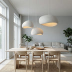 Pendant Lamp Scandinavian Minimalist Matte Stone-Effect Soft Downward Light