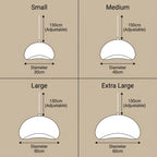 Pendant Lamp Scandinavian Minimalist Matte Stone-Effect Soft Downward Light
