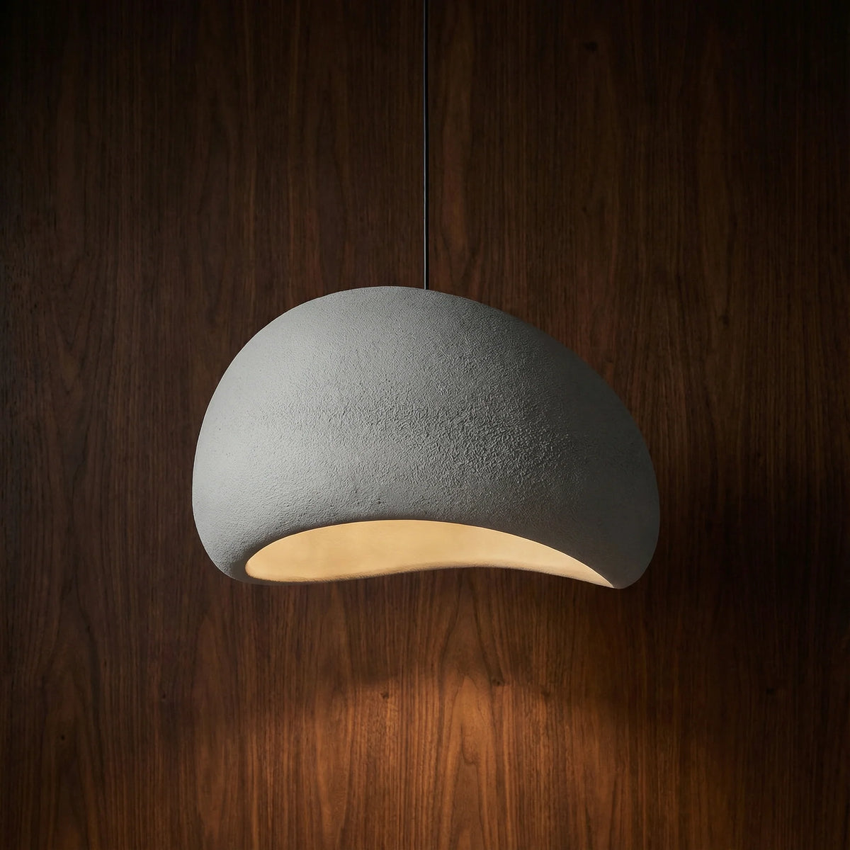 Pendant Lamp Scandinavian Minimalist Matte Stone-Effect Soft Downward Light