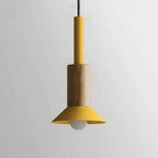 Pendant Lamp Scandinavian Wood & Metal E26 Compatible