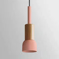Pendant Lamp Scandinavian Wood & Metal E26 Compatible