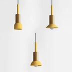 Pendant Lamp Scandinavian Wood & Metal E26 Compatible