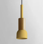 Pendant Lamp Scandinavian Wood & Metal E26 Compatible