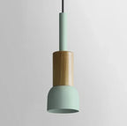 Pendant Lamp Scandinavian Wood & Metal E26 Compatible