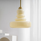 Pendant Lamp Schoolhouse Glass Shade Adjustable Cord