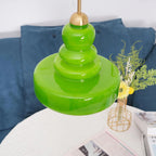 Pendant Lamp Schoolhouse Glass Shade Adjustable Cord