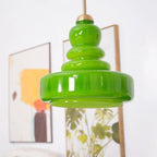 Pendant Lamp Schoolhouse Glass Shade Adjustable Cord