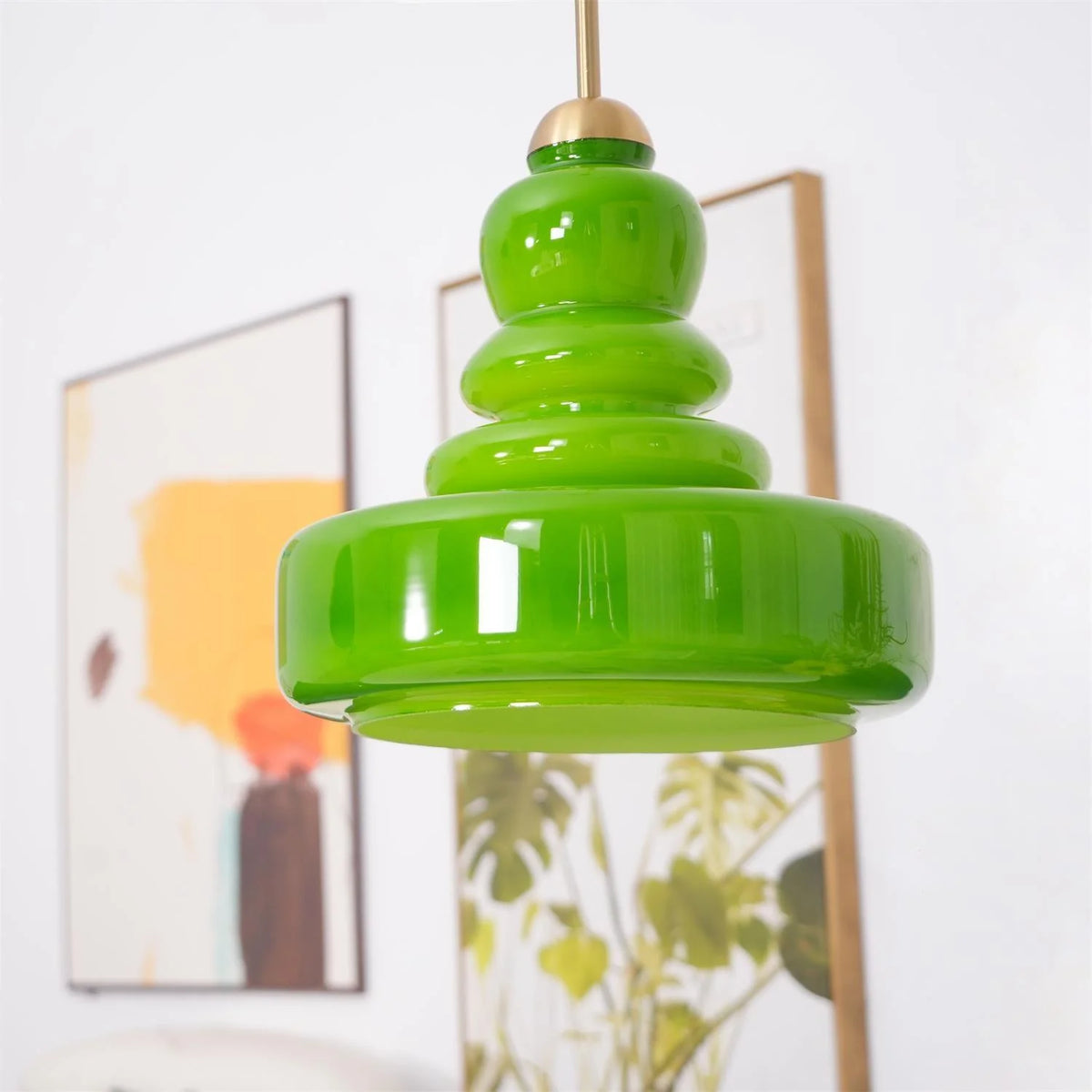 Pendant Lamp Schoolhouse Glass Shade Adjustable Cord
