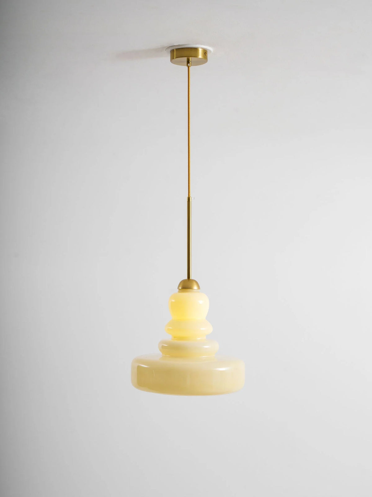 Pendant Lamp Schoolhouse Glass Shade Adjustable Cord