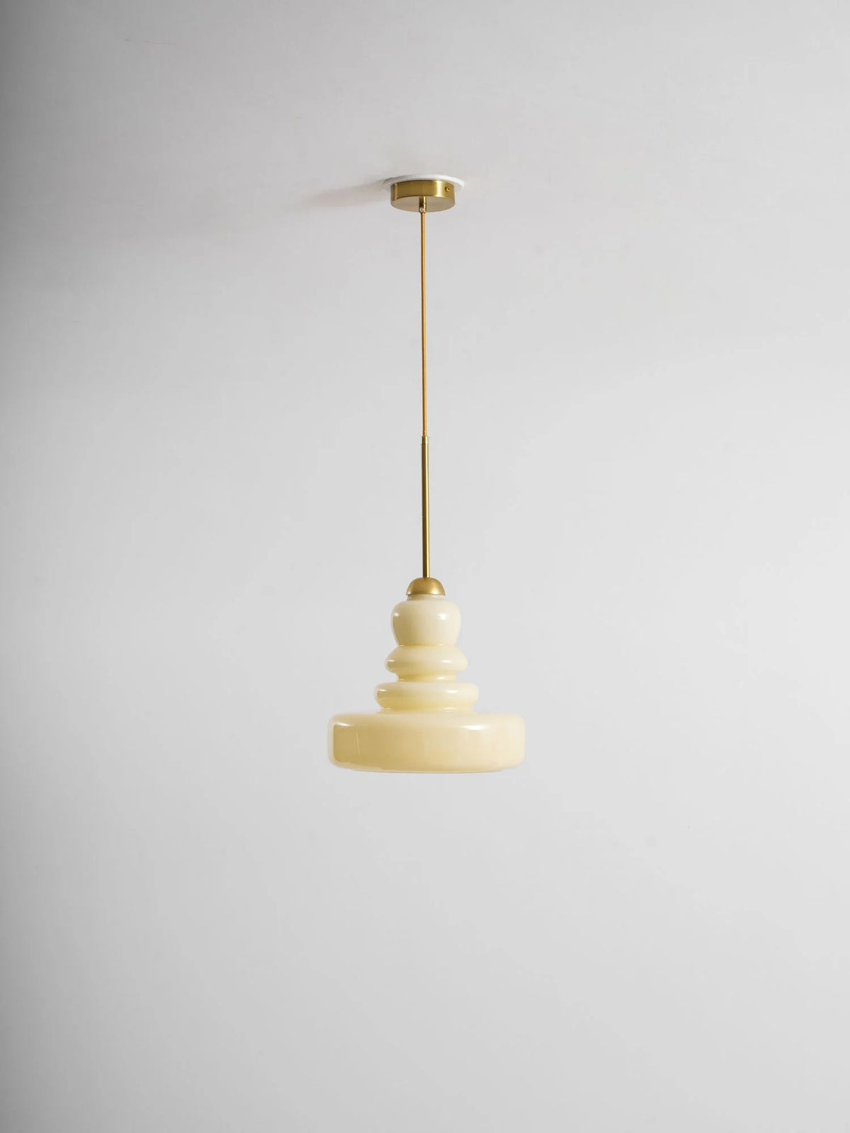 Pendant Lamp Schoolhouse Glass Shade Adjustable Cord