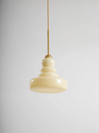 Pendant Lamp Schoolhouse Glass Shade Adjustable Cord