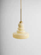 Pendant Lamp Schoolhouse Glass Shade Adjustable Cord