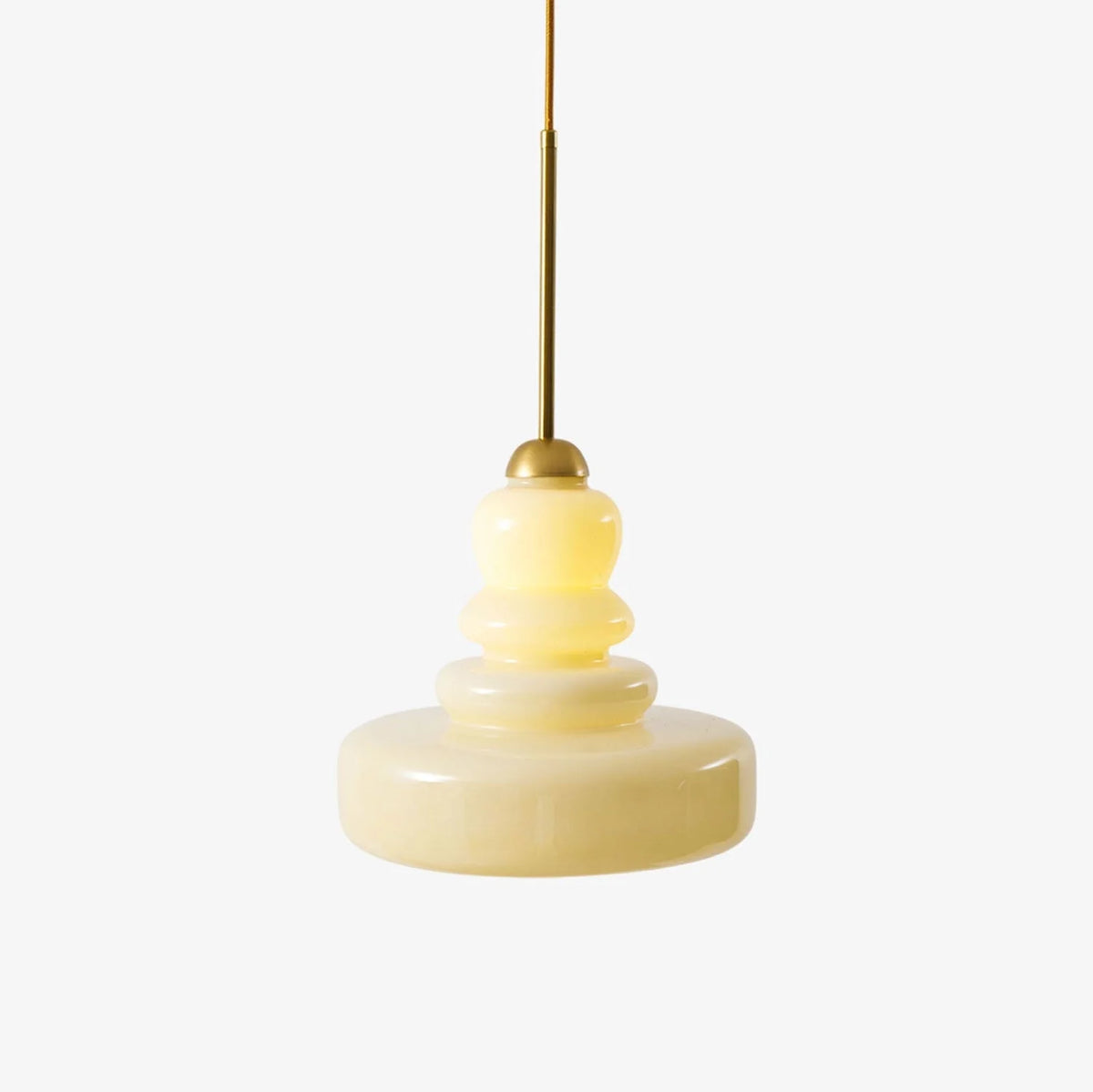 Pendant Lamp Schoolhouse Glass Shade Adjustable Cord