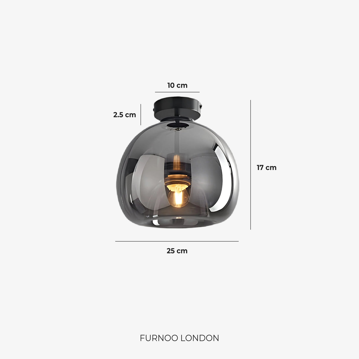 Pendant Lamp Sculptural Tinted Glass Warm Diffuse