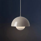 Pendant Lamp Semi-Circular Metal Adjustable Cord E27 Socket
