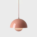 Pendant Lamp Semi-Circular Metal Adjustable Cord E27 Socket