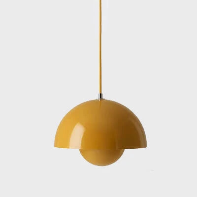 Pendant Lamp Semi-Circular Metal Adjustable Cord E27 Socket