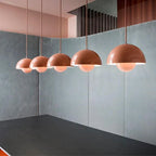 Pendant Lamp Semi-Circular Metal Adjustable Cord E27 Socket