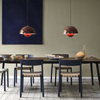 Pendant Lamp Semi-Circular Metal Adjustable Cord E27 Socket