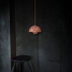 Pendant Lamp Semi-Circular Metal Adjustable Cord E27 Socket
