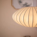 Pendant Lamp Silk Shade Warm Diffused Light 30 cm