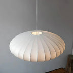 Pendant Lamp Silk Shade Warm Diffused Light 30 cm