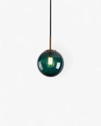 Pendant Lamp Textured Glass Globe & Adjustable Cable