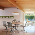 Pendant Lamp Translucent Steel Wireframe Soft Ambient Light