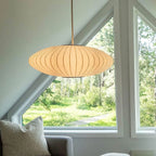 Pendant Lamp Translucent Steel Wireframe Soft Ambient Light