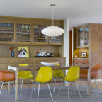 Pendant Lamp Translucent Steel Wireframe Soft Ambient Light