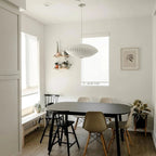 Pendant Lamp Translucent Steel Wireframe Soft Ambient Light